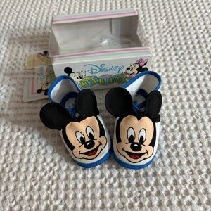 Vintage Disney Baby Mickey Mouse Shoes